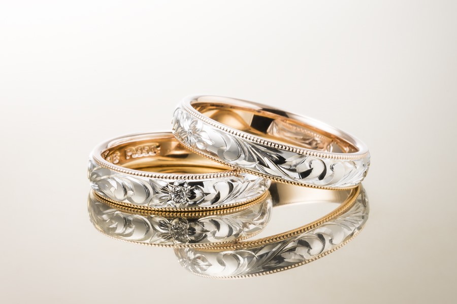 金沢市でオススメの結婚指輪ハワイアンジュエリー彫りの意味①【MAILE】 - Jewelry Story [ジュエリーストーリー] ブライダル